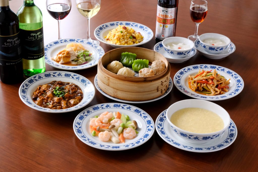 重慶茶樓 点心 フリードリンク