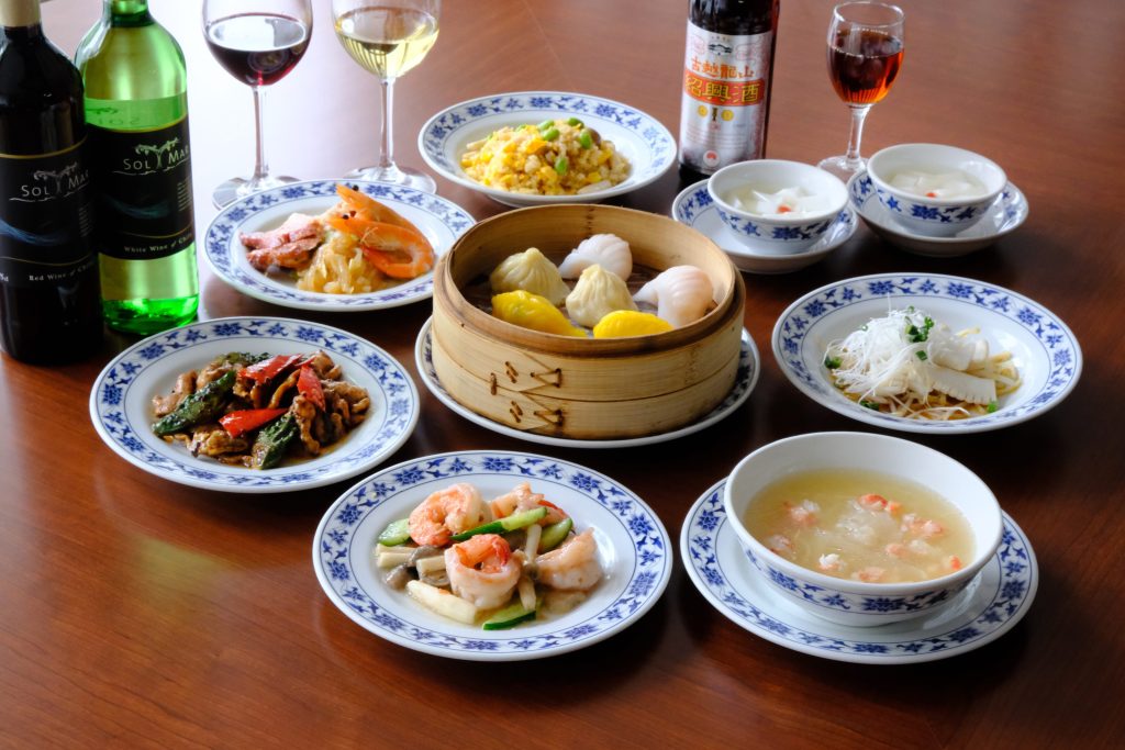 重慶茶樓 点心 フリードリンク