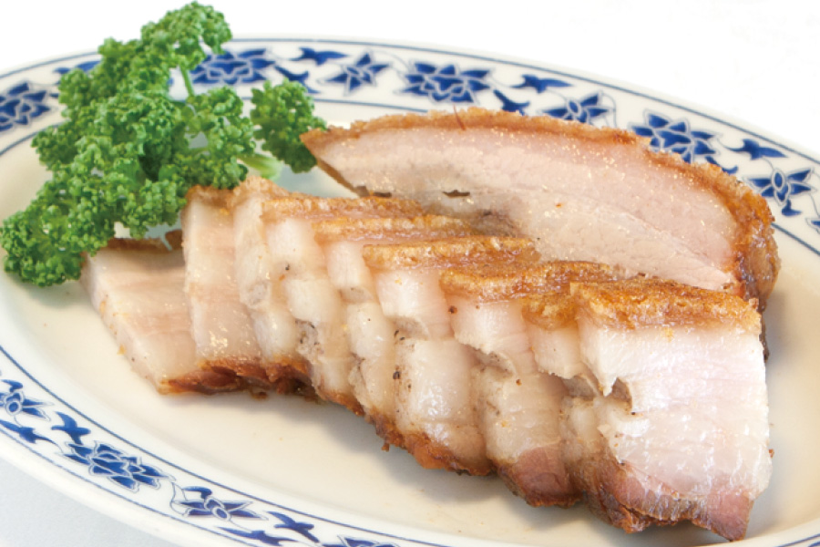 重慶飯店|本館|皮付き焼き豚