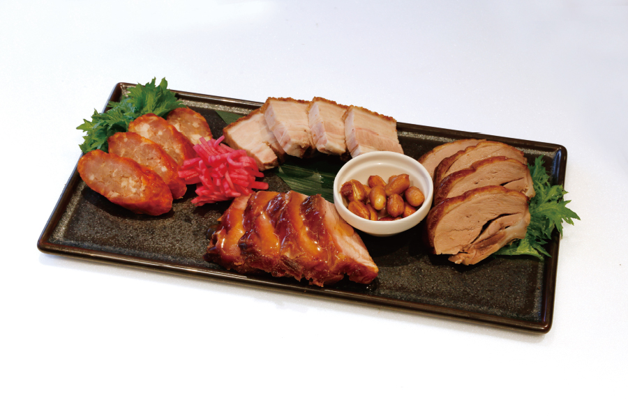 重慶飯店｜本館｜４種焼き物前菜の盛り合わせ