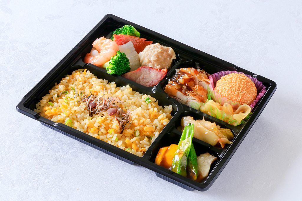 重慶飯店|名古屋|二種海鮮彩り炒飯弁当